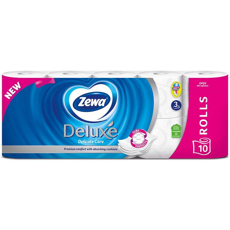 Selected image for ZEWA Toalet papir delux 3 sloja Pure white 10/1