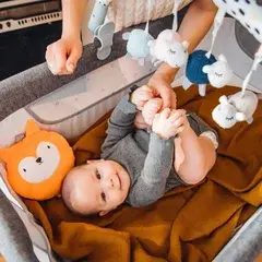 4 thumbnail image for MONI Plišana igračka za bebe LuLu narandžasta