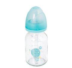 ELFI Staklena flašica SWEET BABY 120 ml plava