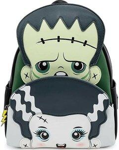 0 thumbnail image for LOUNGEFLY Ranac Universal Monsters Frankie And Bride Cosplay Mini Backpack