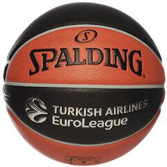 0 thumbnail image for SPALDING Zvanična košarkaška lopta evrolige TF-1000 S.7 narandžasto-crna