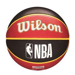 0 thumbnail image for WILSON Lopta za košarku NBA Team Tribute Atlanta Hawks šarena