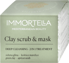 0 thumbnail image for IMMORTELLA Clay&Scrub mask Piling i maska za lice 2u1, 50ml