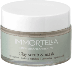 1 thumbnail image for IMMORTELLA Clay&Scrub mask Piling i maska za lice 2u1, 50ml