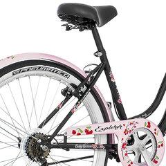 2 thumbnail image for EXPLORER Ženski bicikl LAD261KK#CR 26"/16" Cherry blossom roze-crni