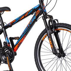1 thumbnail image for VISITOR Bicikl za dečake HUN241AM $ 24"/13" Fox narandžasto-plavo-crni