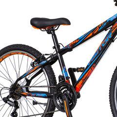2 thumbnail image for VISITOR Bicikl za dečake HUN241AM $ 24"/13" Fox narandžasto-plavo-crni