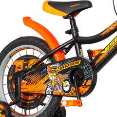 2 thumbnail image for VISITOR MOT160 Bicikl za dečake,  16", Moto dizajn, Narandžasto-crni