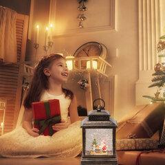 1 thumbnail image for HOME Fenjer sa efektom padanja snega i LED diodom sa Deda Mrazom