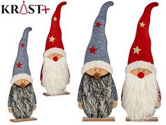 KRIST+ Set od 2 drvena Deda Mraza
