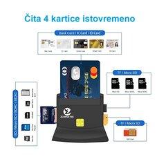 3 thumbnail image for ZOWEETEK USB Čitač smart i memorijskih kartica ALL in 1