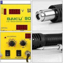 3 thumbnail image for BAKU Multifunkcionalni uređaj 3u1: lemilica sa duvaljkom i ispravljačem BK-909