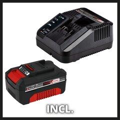Slike EINHELL Set akumulatorska bušilica/odvijač sa baterijom i dodacima TE-TK 18/2 Li Kit (CD+AG) (1x 4.0 Ah) crveni