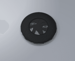 Slike DIGITEL Okrugla utičnica sa poklopcem Iris 1 crna