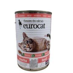 EURO CAT Kompletna hrana za odrasle mačke 415g govedina