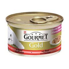 1 thumbnail image for GOURMET Sos za mačke Gold Duo govedina i piletina 85g