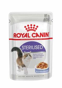 0 thumbnail image for ROYAL CANIN Vlažna hrana za mačke (preliv u želeu) Adult Sterilised 85g 12/1