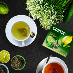 4 thumbnail image for CURTIS Zeleni čaj sa mohito aromom korom citrusa i mentom Fresh Mojito 20/1
