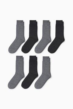 0 thumbnail image for C&A Muške čarape, Businesswear, Set od 7, Crno-sive