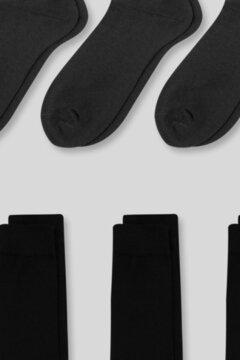 1 thumbnail image for C&A Muške čarape, Set od 10, Crne i tamno sive