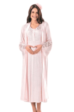 0 thumbnail image for FLZ Haljina i haljina pidžama za trudnice, puder - kod 3226