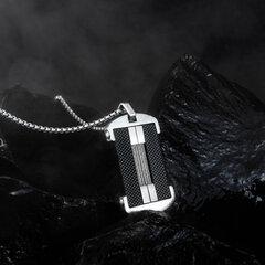 0 thumbnail image for Muška ogrlica sa priveskom GX1615 srebrne boje