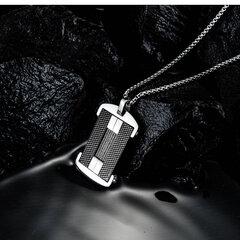 1 thumbnail image for Muška ogrlica sa priveskom GX1615 srebrne boje