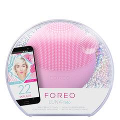 Slike FOREO LUNA Fofo Pearl Pink pametni uređaj za čišćenje lica za senzorima za analizu kože