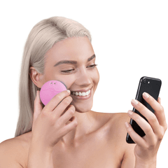 Slike FOREO LUNA Fofo Pearl Pink pametni uređaj za čišćenje lica za senzorima za analizu kože
