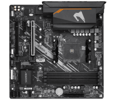 2 thumbnail image for Gigabyte B550M AORUS ELITE AMD B550 Socket AM4 mikro ATX