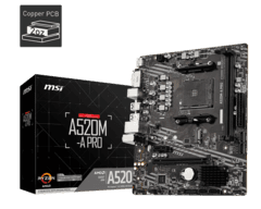 5 thumbnail image for MSI A520M-A PRO matična ploča AMD A520 Socket AM4 mikro ATX
