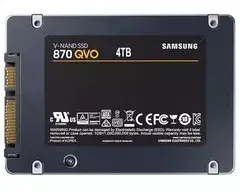 3 thumbnail image for SAMSUNG SSD 2.5 SATA 4TB 870 QVO MZ-77Q4T0BW sivi