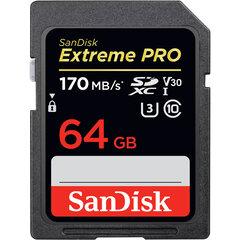 Slike SANDISK Memorijska kartica Extreme Pro 64GB SDXC 170MB/s, UHS-I, Class 10, U3, V30
