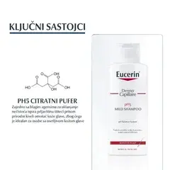 2 thumbnail image for EUCERIN Blagi šampon Dermo Capillaire pH5 250ml