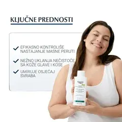 1 thumbnail image for EUCERIN Gel-šampon protiv masne peruti Dermo Capillare 250ml