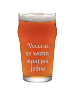 1 thumbnail image for HAPPY PUMPKIN Čaša za pivo ''Večeras ne vozim, sipaj još jedno''