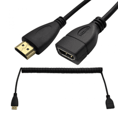 Slike Kabl HDMI produžni M na Z spiralni 1.5m JWD-HDMI12