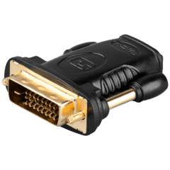0 thumbnail image for ZED ELECTRONIC Adapter HDMI/DVI crni