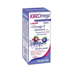 0 thumbnail image for HEALTH AID Kapsule za žvakanje KIDZ Omega Liquid 200ml