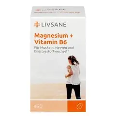 0 thumbnail image for LIVSANE Magnezijum+Vitamin B6 60 Tableta