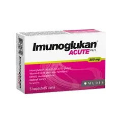 2 thumbnail image for MEDIS Imunoglukan Acute 300 mg 5 kapsula