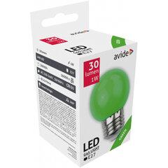 AVIDE LED Sijalica E27 G45 1W zelena
