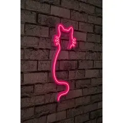 0 thumbnail image for LED zidna dekoracija mačke roze