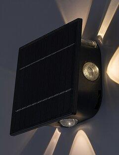 2 thumbnail image for RABALUX Emmen Solarna zidna lampa, LED, IP54, 0.5W, 50lm, Crna