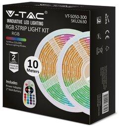 VTAC LED traka RGB sa daljinskim KIT IP20 2630 bela 2/1