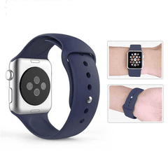 Slike Apple Watch Silikonska Narukvica black S/ M 42/ 44/ 45mm