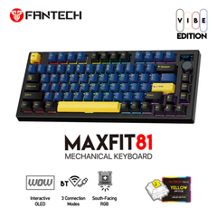 3 thumbnail image for FANTECH Tastatura Mehanička Gaming MK910 RGB Vibe Maxfit 81 Grand Cobalt Wireless (Yellow switch)