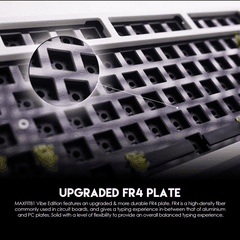 8 thumbnail image for FANTECH Tastatura Mehanička Gaming MK910 RGB Vibe Maxfit 81 Milky Matcha Wireless (Yellow switch)
