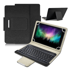 0 thumbnail image for Futrola za tablet Leather 10-11 in sa bluetooth tastaturom crna