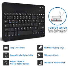 3 thumbnail image for Futrola za tablet Uni 7 in sa Bluetooth tastaturom crna